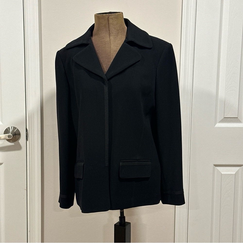 Ellen Tracy Black Jacket Size 14